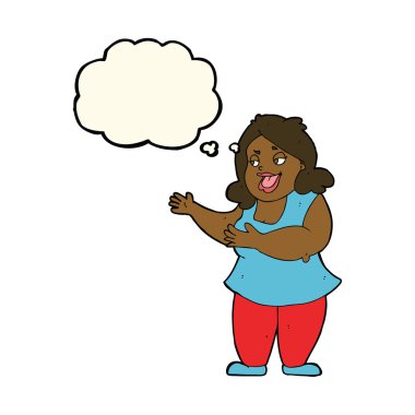 çizgi film kadının düşünce balonu ile şarkı