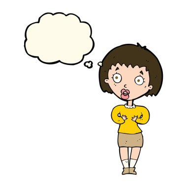 Çizgi filmdeki kadın 