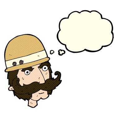 Viktorya dönemi düşünce baloncuğu olan büyük oyun avcısı.