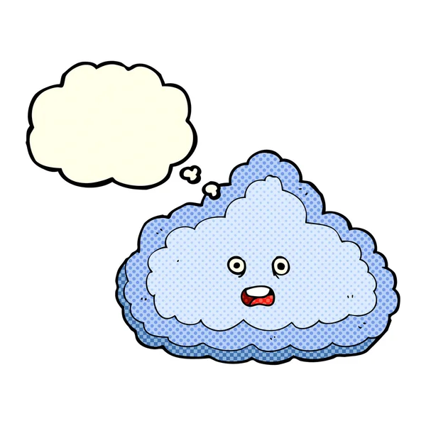 思考バブルの漫画雲 — ストックベクタ