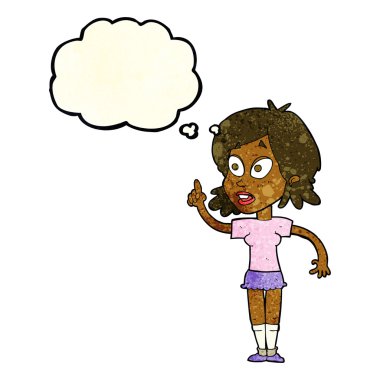 kabarcık karikatür kadın soran soru ile sanıyordum