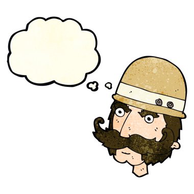 Viktorya dönemi düşünce baloncuğu olan büyük oyun avcısı.