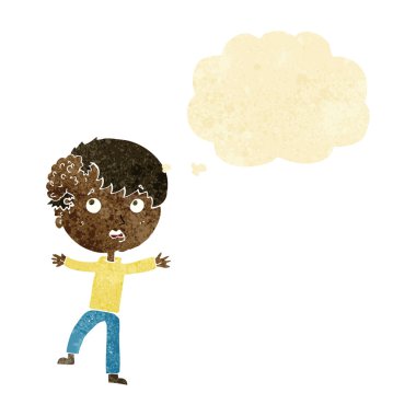 Düşünce baloncuklu karikatür tıbbi acil durumu