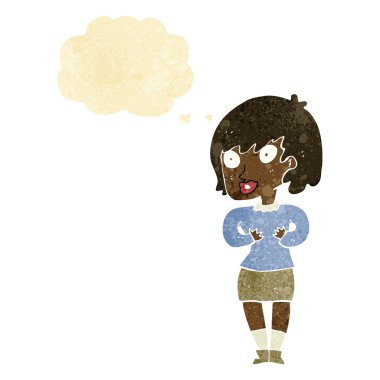 Çizgi filmdeki kadın 