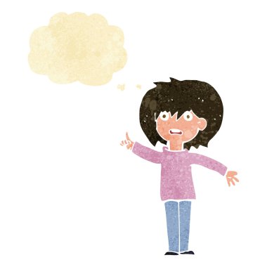 kabarcık karikatür kadın soran soru ile sanıyordum