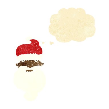 Düşünce baloncuklu karikatür karikatürü.