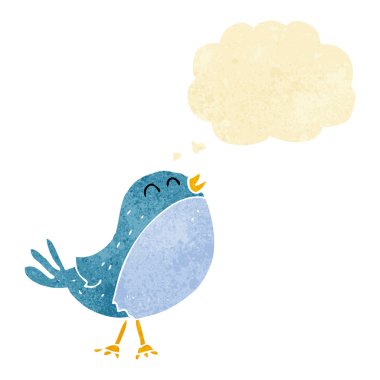 çizgi film şarkı kuş düşünce balonu ile