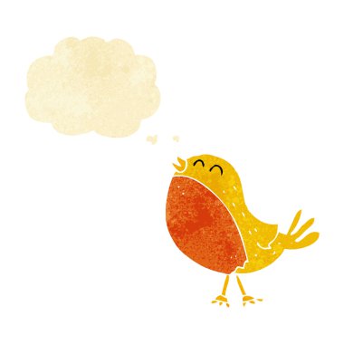 çizgi film şarkı kuş düşünce balonu ile