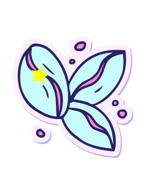 Parıldayan yıldızlar, üç kahve çekirdeğinin el yapımı karikatür karalamalarının animasyonunu etkiler.