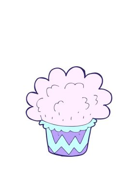 Fincanlı kek çizgi filminin animasyonunu genişletiyorum.