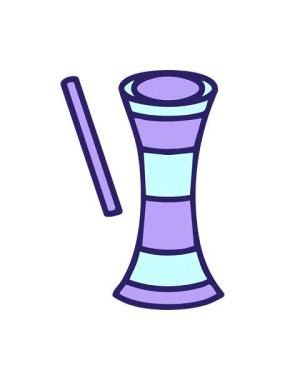 Brezilya Reco müzik enstrümanının animasyonunu durdurup duraklat