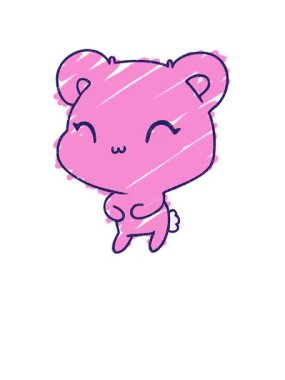 Sevimli Ayı Tebeşiri Çiziminin yükselişi ve yüzen animasyonu