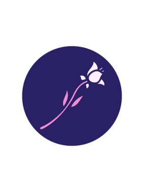 Bir zambağın ikonik dövme görüntüsünün yıldız patlaması etkisi canlandırması