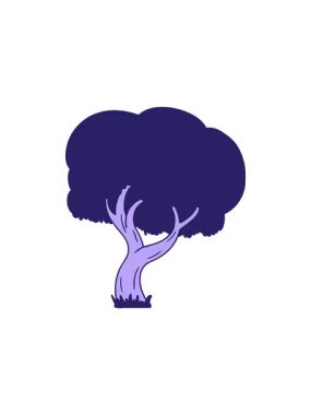 El çizimi bir yaz ağacının karalamalarının gösterişli satış animasyonu