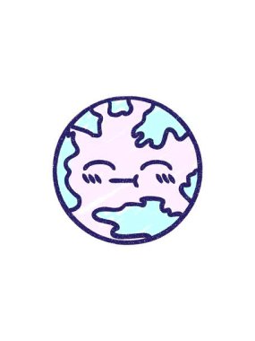 Dünya Gezegeni Tebeşir Çiziminin satış animasyonu