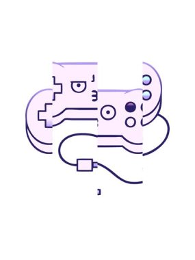 Oyun denetleyicisinin bölünmüş hareket canlandırması