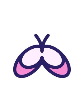 Basit parlak kelebeğin hareketlerini salla ve durdur