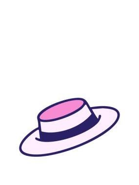 geleneksel Brezilya şapkasının kenarlı animasyonunu genişletiyorum.