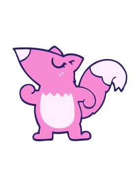 Karikatür karikatür sincabı hareketli animasyonu