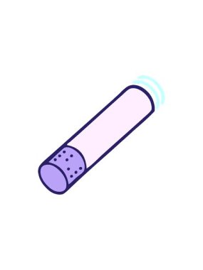 Bir sigaranın çizgi roman tarzı animasyonunun ayrıştırıcı etkisi