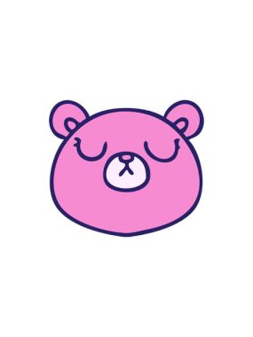 Garip çizgi film ayısının radyoaktif parlayan animasyonu