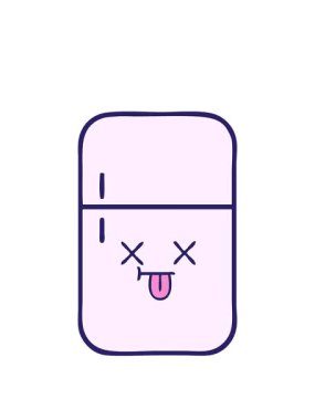 Buzdolabının sevimli karikatürünün animasyonunu genişletiyorum.