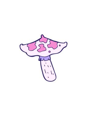 Çizgi film mantar tasarımının satış animasyonu