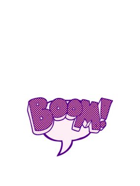 El yazması çizilmiş çizgi roman baloncuğu çizgi filminin canlandırması parıl parıl parıl parlıyor.