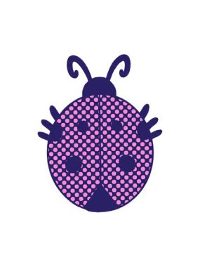 Uğur böceği çiziminin hareketli animasyonunu oynat