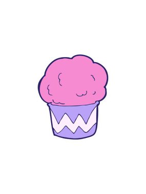 Bir kekin radyoaktif parlayan animasyonu