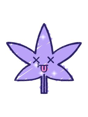 Yaprak Tebeşir Çiziminin ışıltılı etkisi