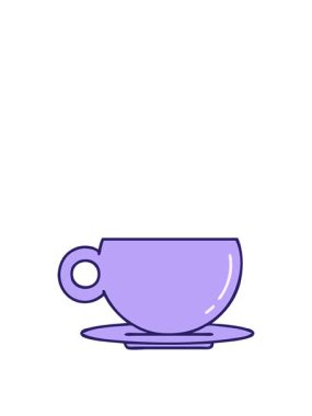 Bir kahve veya çay fincanının canlanması ve yüzdürülmesi