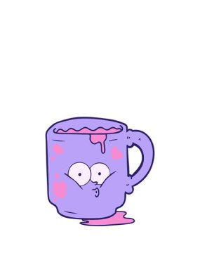 Çizgi film kirli ofis kupasının animasyonunu uzatıyorum.