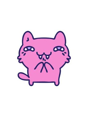 Yaramaz bir cadılar bayramı kedisine ait radyoaktif parlak çizgi film