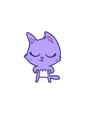 Sakin çizgi film kedisinin bölünme etkisi