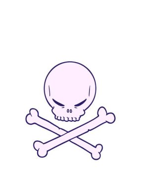 Kafatası ve çapraz kemiklerin animasyonunu genişletiyor