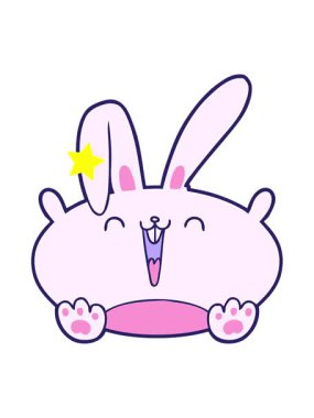 Parlayan yıldızlar, el yapımı tavşanın animasyonunu etkiler.