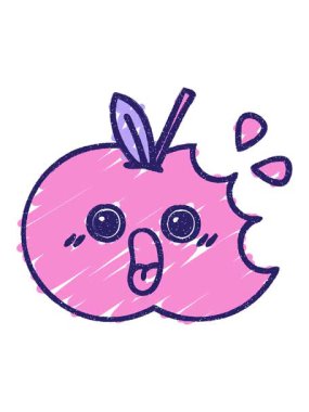 Bitten Apple tasarımının hareketli animasyonu