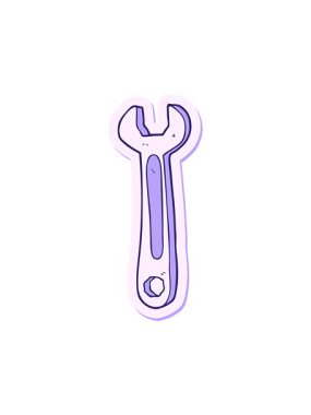 Çizgi film anahtarının çıkartmasının hareketli canlandırması