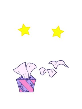 dönen yıldızlar karikatür kutulu dokuların animasyonu