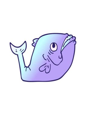 Çizgi filmlerdeki karalama balıklarının ışık efektleri