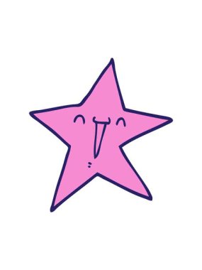 Mutlu çizgi film yıldızlarının hareketli animasyonları