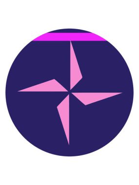 bir yıldız sembolünün ikonik dövme şeklindeki görüntüsünün canlandırmasını çalıştır