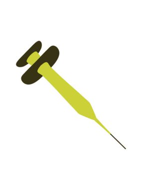 Tıbbi şırınganın renk animasyonu değişiyor