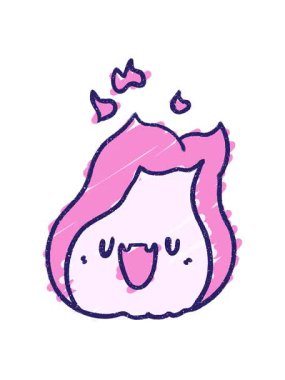 pixelize efekt animasyonu Alev Tebeşir Çizimi