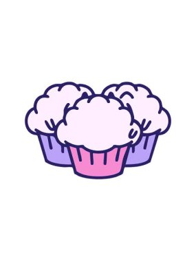 Geleneksel Brezilya hindistancevizi mantarı tatlısı çizimlerinin hareketli animasyonu