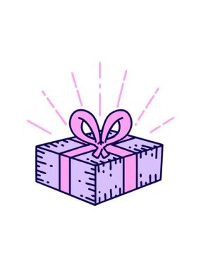 Neon ışık efekti mevcut noelin animasyonu