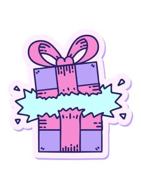 Dövme stilistinin geleneksel stil bir hediyeyle sallanması.