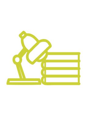 Lambanın renk animasyonu ve kitapların sembol çalışması