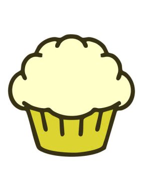 Geleneksel Brezilya hindistancevizi mantarı çiziminin renk değişimi